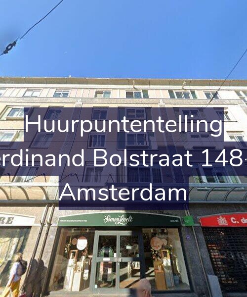 Foto gevel Huurpuntentelling voor Ferdinand Bolstraat 148-D, Amsterdam