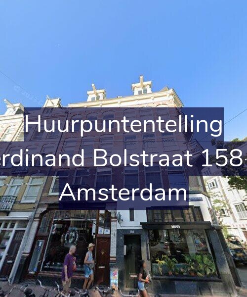 Foto gevel Huurpuntentelling voor Ferdinand Bolstraat 158-D, Amsterdam