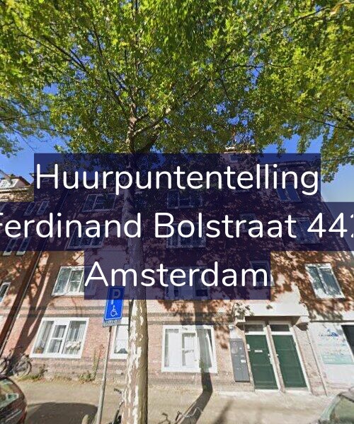 Foto gevel Huurpuntentelling voor Ferdinand Bolstraat 442, Amsterdam
