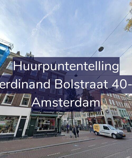 Foto gevel Huurpuntentelling voor Ferdinand Bolstraat 40-3, Amsterdam