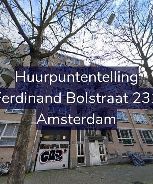 Foto gevel Huurpuntentelling voor Ferdinand Bolstraat 231, Amsterdam