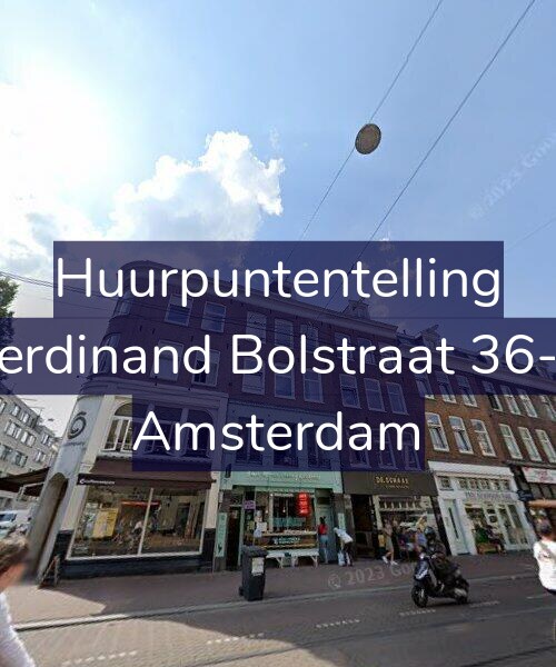 Foto gevel Huurpuntentelling voor Ferdinand Bolstraat 36-1, Amsterdam