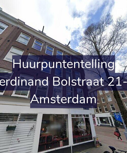 Foto gevel Huurpuntentelling voor Ferdinand Bolstraat 21-4, Amsterdam