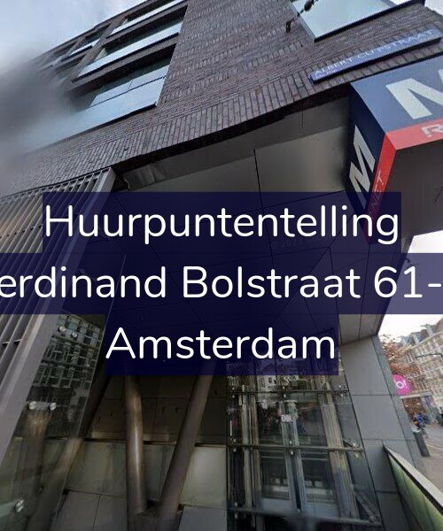 Foto gevel Huurpuntentelling voor Ferdinand Bolstraat 61-B, Amsterdam