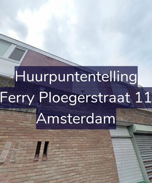 Foto gevel Huurpuntentelling voor Ferry Ploegerstraat 11, Amsterdam
