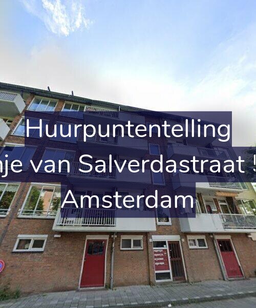Foto gevel Huurpuntentelling voor Fijnje van Salverdastraat 5-1, Amsterdam