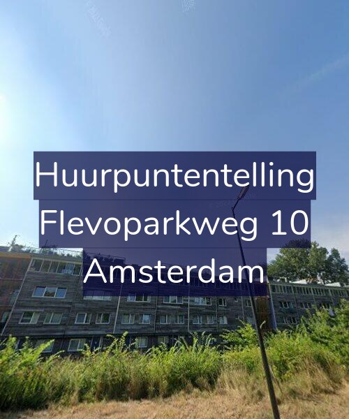 Foto gevel Huurpuntentelling voor Flevoparkweg 10, Amsterdam