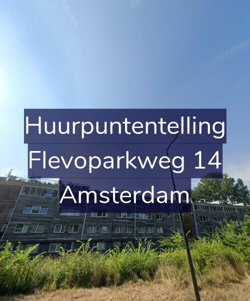 Foto gevel Huurpuntentelling voor Flevoparkweg 14, Amsterdam