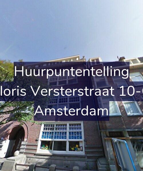 Foto gevel Huurpuntentelling voor Floris Versterstraat 10-C, Amsterdam