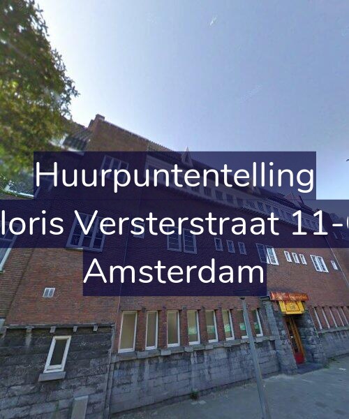 Foto gevel Huurpuntentelling voor Floris Versterstraat 11-C, Amsterdam