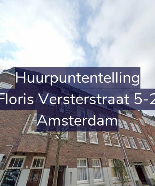 Foto gevel Huurpuntentelling voor Floris Versterstraat 5-2, Amsterdam