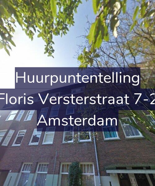 Foto gevel Huurpuntentelling voor Floris Versterstraat 7-2, Amsterdam
