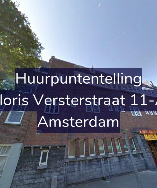 Foto gevel Huurpuntentelling voor Floris Versterstraat 11-A, Amsterdam
