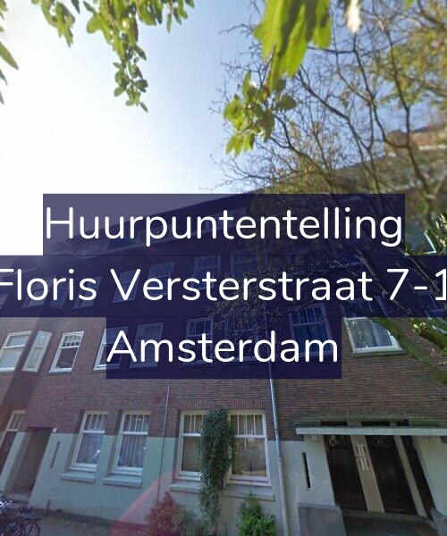 Foto gevel Huurpuntentelling voor Floris Versterstraat 7-1, Amsterdam