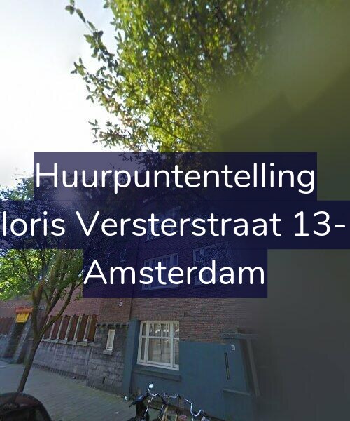 Foto gevel Huurpuntentelling voor Floris Versterstraat 13-1, Amsterdam