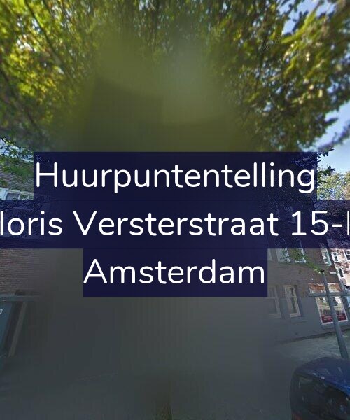 Foto gevel Huurpuntentelling voor Floris Versterstraat 15-H, Amsterdam