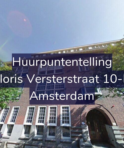 Foto gevel Huurpuntentelling voor Floris Versterstraat 10-B, Amsterdam