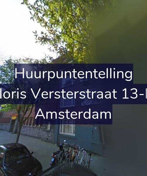 Foto gevel Huurpuntentelling voor Floris Versterstraat 13-H, Amsterdam