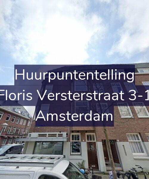 Foto gevel Huurpuntentelling voor Floris Versterstraat 3-1, Amsterdam