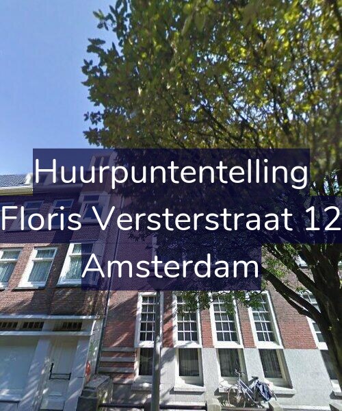 Foto gevel Huurpuntentelling voor Floris Versterstraat 12, Amsterdam