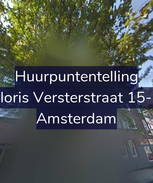 Foto gevel Huurpuntentelling voor Floris Versterstraat 15-1, Amsterdam