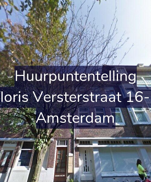 Foto gevel Huurpuntentelling voor Floris Versterstraat 16-1, Amsterdam