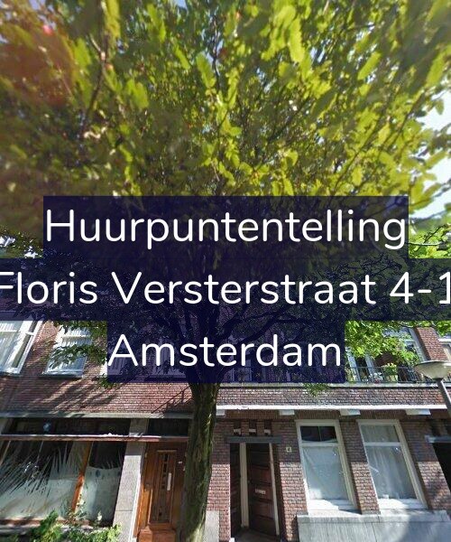 Foto gevel Huurpuntentelling voor Floris Versterstraat 4-1, Amsterdam