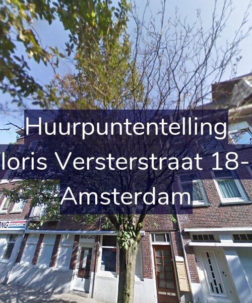 Foto gevel Huurpuntentelling voor Floris Versterstraat 18-1, Amsterdam