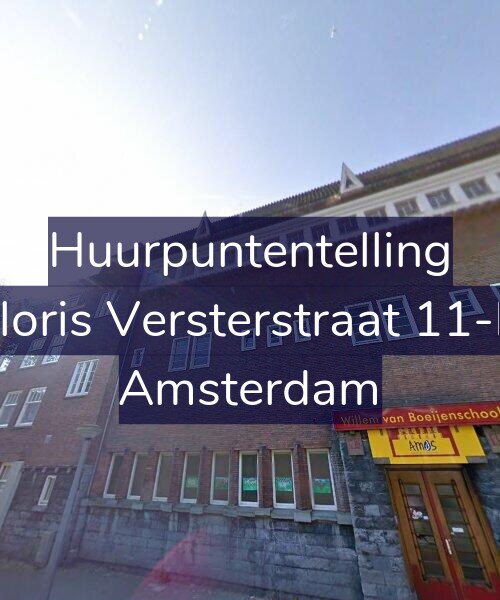 Foto gevel Huurpuntentelling voor Floris Versterstraat 11-B, Amsterdam