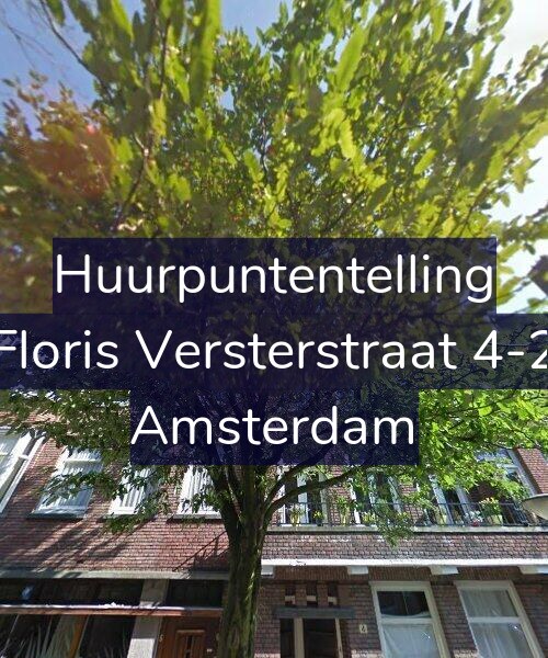 Foto gevel Huurpuntentelling voor Floris Versterstraat 4-2, Amsterdam