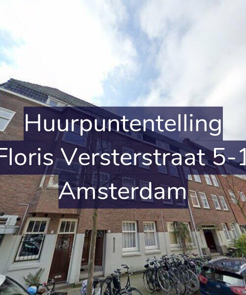 Foto gevel Huurpuntentelling voor Floris Versterstraat 5-1, Amsterdam