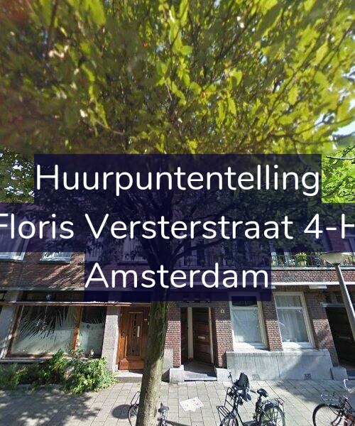 Foto gevel Huurpuntentelling voor Floris Versterstraat 4-H, Amsterdam