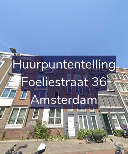Foto gevel Huurpuntentelling voor Foeliestraat 36, Amsterdam