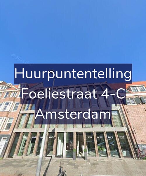 Foto gevel Huurpuntentelling voor Foeliestraat 4-C, Amsterdam