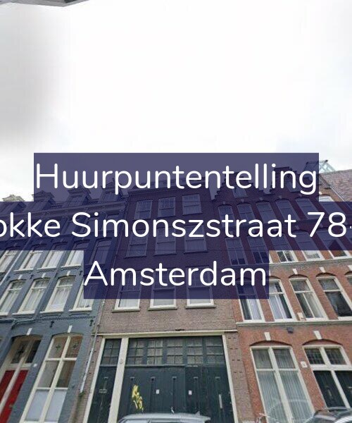 Foto gevel Huurpuntentelling voor Fokke Simonszstraat 78-3, Amsterdam