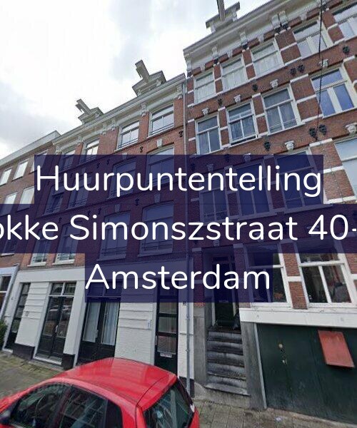 Foto gevel Huurpuntentelling voor Fokke Simonszstraat 40-H, Amsterdam
