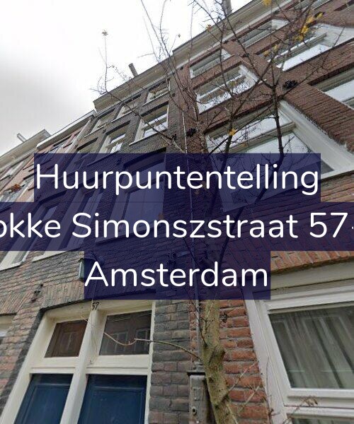 Foto gevel Huurpuntentelling voor Fokke Simonszstraat 57-3, Amsterdam