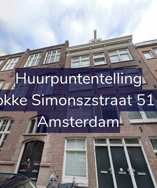 Foto gevel Huurpuntentelling voor Fokke Simonszstraat 51-1, Amsterdam
