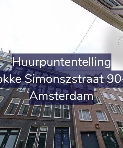 Foto gevel Huurpuntentelling voor Fokke Simonszstraat 90-2, Amsterdam