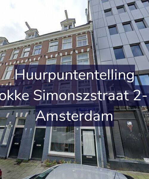 Foto gevel Huurpuntentelling voor Fokke Simonszstraat 2-H, Amsterdam