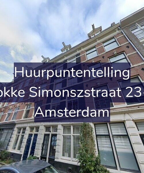 Foto gevel Huurpuntentelling voor Fokke Simonszstraat 23-1, Amsterdam