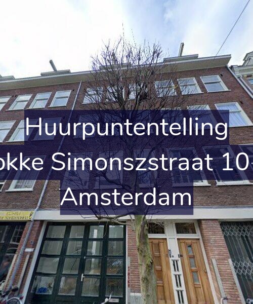 Foto gevel Huurpuntentelling voor Fokke Simonszstraat 10-1, Amsterdam