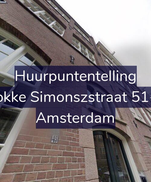 Foto gevel Huurpuntentelling voor Fokke Simonszstraat 51-3, Amsterdam