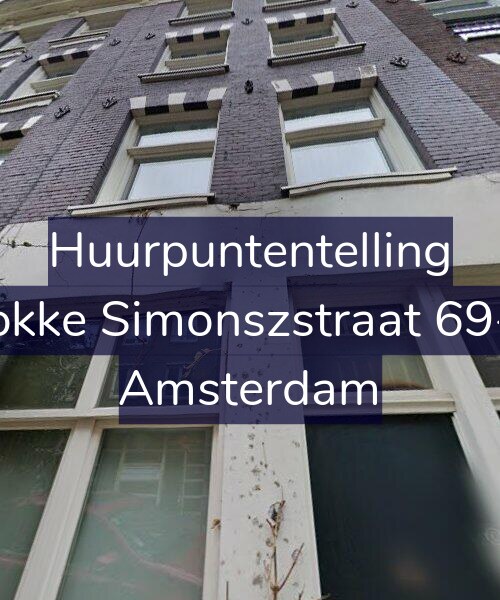 Foto gevel Huurpuntentelling voor Fokke Simonszstraat 69-1, Amsterdam