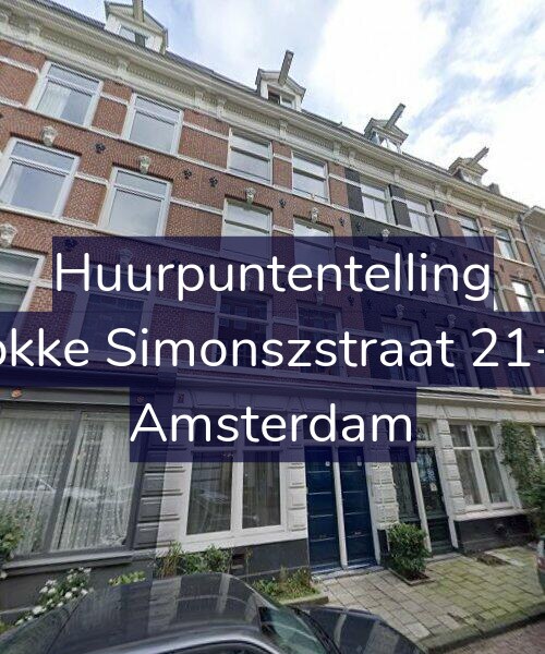 Foto gevel Huurpuntentelling voor Fokke Simonszstraat 21-H, Amsterdam