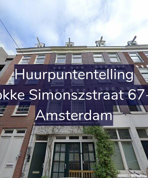 Foto gevel Huurpuntentelling voor Fokke Simonszstraat 67-A, Amsterdam