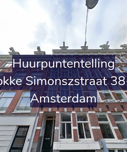 Foto gevel Huurpuntentelling voor Fokke Simonszstraat 38-2, Amsterdam