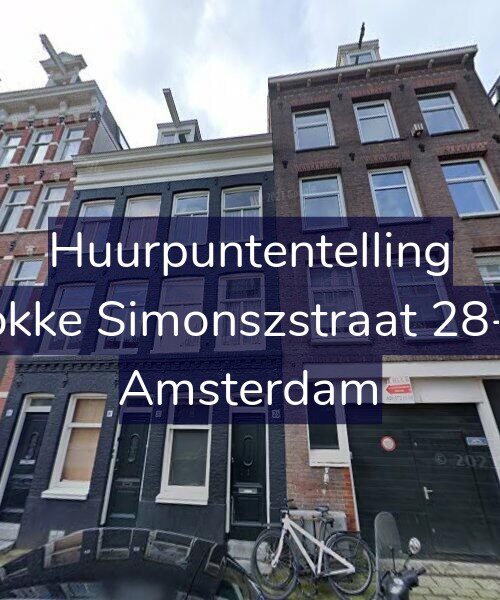Foto gevel Huurpuntentelling voor Fokke Simonszstraat 28-H, Amsterdam