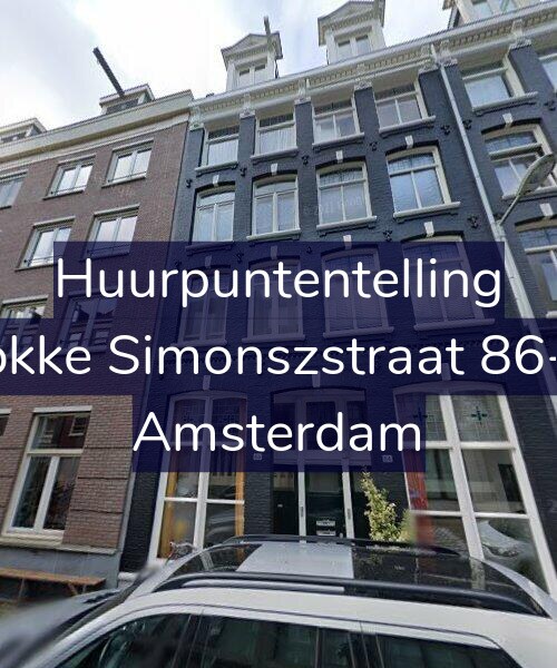 Foto gevel Huurpuntentelling voor Fokke Simonszstraat 86-H, Amsterdam