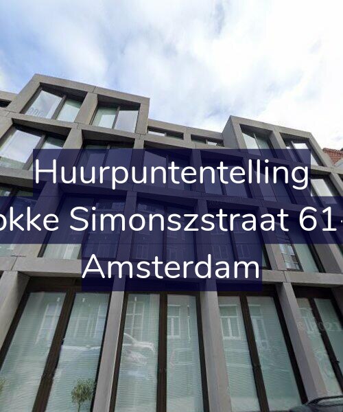 Foto gevel Huurpuntentelling voor Fokke Simonszstraat 61-T, Amsterdam